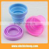 Silicone Folding Mug Cup, Food Grade Silicone Drinking Cup, Collapsible Silicone Cup thumbnail-1