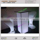 Fancy Luminous Led Acrylic Cocktail Table and Chair for Sale thumbnail-2