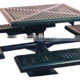 (HD-19502) Restaurant Table and Bench Picnic Table and Chairs thumbnail-2