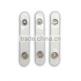 CLEAR STRAIGHT NARROW VINYL TAB, VINYL TAB WITH METAL SNAP thumbnail-1