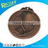 Cheap Bronze Tennis Sports Medal With Ribbon thumbnail-3