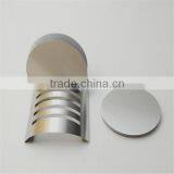 Unique Round Shape Stainless Steel Cup Mats Coaster With Base thumbnail-4