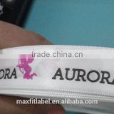2014 wholesale brand name custom printed ribbon for garment package