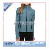 Performance Technical Stretched Yoga Fitness Jackets With Thumbhole