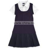 Girls' or Little Girls' Uniform 2-in-1 Pleated Dress thumbnail-1