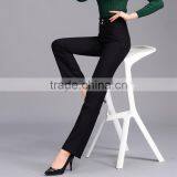 2017 Female and Straight Legged Trousers High Waisted Trousers Pendant Thin OL Dress Pants Size Middle-aged Leisure Pants Custom thumbnail-2