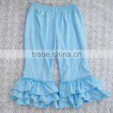 Childrens Boutique Ruffle Girl Leggings Wholesale Icing Triple Ruffle Pants thumbnail-6