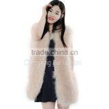 CX-G-B-137B 2017 New Design China Wholesale Womens Real Fur Vest thumbnail-5