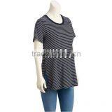 Organic Cotton v Neck Maternity t Shirts Maternity Clothing Wholesale thumbnail-2
