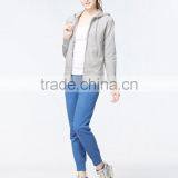 Slim Fit Plain Crop Top Hoodies for Women thumbnail-3