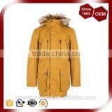 Men's Long Style Functional Comfy Down Jacket Hooded With Fur thumbnail-1