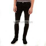 Mans Wholesale Capri BlackNew Design Denim Fabric Funky Jean Pants thumbnail-2