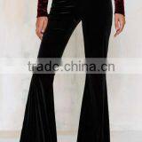 4541 Runwaylover Ladies AU Sexy Velvet Flare Pants thumbnail-5