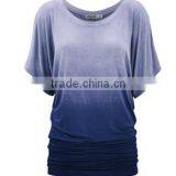 Autumn Europe and the United States Foreign Trade Easy Leakage Shoulder Lady T-shirt With Short Sleeves thumbnail-6
