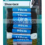 Long Time Lasting Flat Polyester Solid Shoe Laces