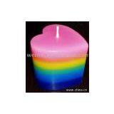 Valentine's Candle With Rainbow Shape thumbnail-1