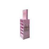 Pink Corrugated Cardboard Display Racks-Retail Products Stands