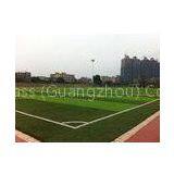 Green Football Playground Synthetic Grass , Playground Fake Grass For Outside