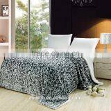 China Supplier Classical Flower Design Good Hand Feeling Thermal Sherpa Blanket