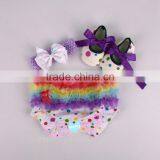 2015 Baby Cotton Ruffle Bloomer Set With Shoes Baby Cloth Diaper