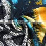 Sunset design modal fabric printing jersey knitted fabric
