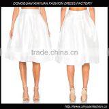 Women Casual Cheap White A-line Skirts Long Skirts New Ladies Fashion Wear A-line Skirts For Women thumbnail-1