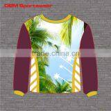 Full sublimation custom crewneck sweatshirt, custom sweater