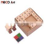 2017 Hot Sales Custom Kids Rubber Stamp Letters Embossing Stamp Kit