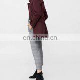 Custom New Style Classic Red Button Belt Slim Fit Lady Winter Jacket thumbnail-3