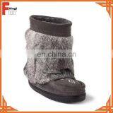Top Quality Real Rabbit Fur Boot Cuffs thumbnail-3