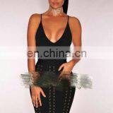 Amigo 2017 New Style Mini Strap Backless XXX Bandage Dress Sexy Low Cut Evening Dresses for Women Party Wear thumbnail-1
