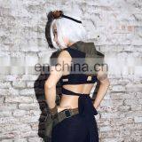 Steampunk Military Crop-top With a Hood thumbnail-6