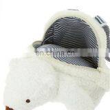 White Polar Bear Plush Backpacks Children School Bags Animal Stuffed Bag thumbnail-2
