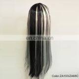 Carnival Black White Grey Party Wigs P-W221 thumbnail-3