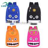 Promotional kindergarten kids blue monster backpack