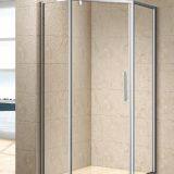 6mm Tempered Glass Shower Enclosure Diamond Shape Two Fixed Panels One Pivot Doo thumbnail-3