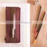 Multi Pockets Cute Embroidery Patch Acrylic Office Supplies Cool Pencil Cases for Teenagers thumbnail-3