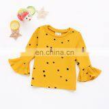 Baby Girl Tops Polka Dot Print T-shirt Fall Winter Sweet Long Sleeve Shirt Kids Clothing Toddler Tees thumbnail-4