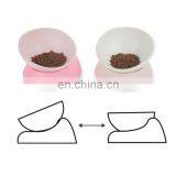 Manufacturer Wholesale Decent Quality Non-slip Portable Detachable Silicone Adjustable Angle Pet Dog Bowl thumbnail-5