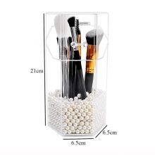 Makeup Brush Holder Dustproof Comestic Brushes Organizer Storage, Hexagon Shaped/Protect Brushes thumbnail-4