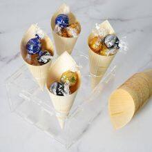 Stylish And Unique Disposable Wooden Cone For Events thumbnail-1