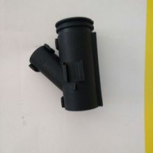 Plastic bellows Y-type tee joint