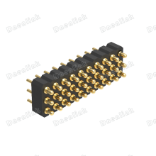 Dnenlink 2.00mm Pitch Triple Row H2.5mm Straight SMT Type Male Header PogoPin Connector thumbnail-4