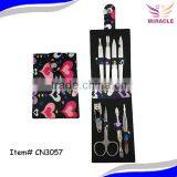 Heart Printing Women Gift 8pcs Personalized Stainless Steel Manicure Sets