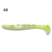 5.5cm 1.2g Large Quantity in Stock T-tail Two - Color Lure Small Fish Colorful Seabass Lifelike Silicone Fishing Soft Lure thumbnail-4