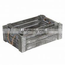 Printing Handling Wood Material Natural Wooden Crate thumbnail-5