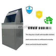 Outdoor Area Design Black Producer Waterproof Metal Steel Letter Mail Mailbox thumbnail-5