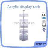 Round Acrylic Display Stand for Supermarket