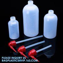 Custom Logo 250ml 500ml 1000ml Plastic Red Head Curved Mouth Cleaning Washing Bottle, Laboratory Supplies thumbnail-3