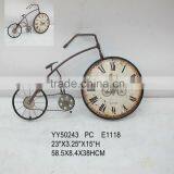 Bicycle Shape Metal Clock for Wall Decoration, Wholesale Cheap Clock, Wall Mounted Clock Quality Choice thumbnail-1